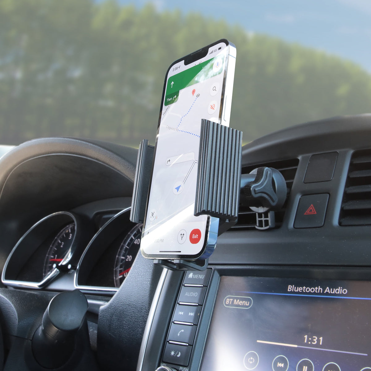  7-In-1 Universal Car Phone Mount Kit, Cup Holder, Vent, Dash, Windshield with Adjustable Ball Joint