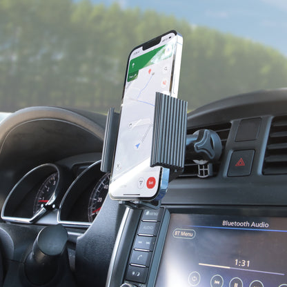  7-In-1 Universal Car Phone Mount Kit, Cup Holder, Vent, Dash, Windshield with Adjustable Ball Joint