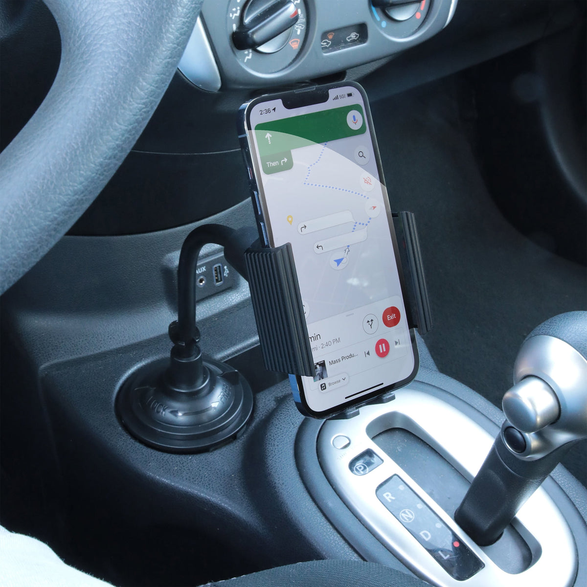 7-In-1 Universal Car Phone Mount Kit, Cup Holder, Vent, Dash, Windshield with Adjustable Ball Joint