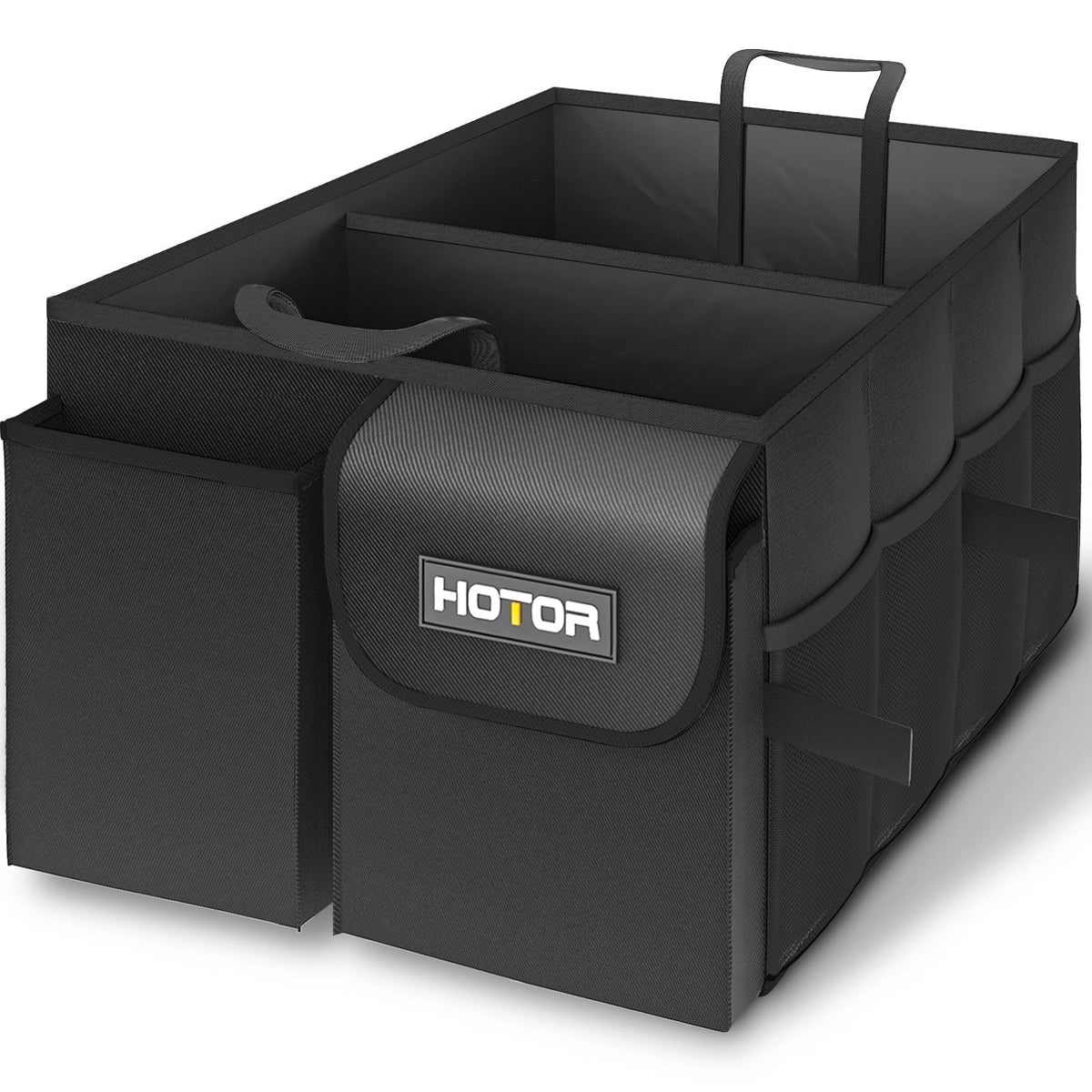 Trunk Organizer for SUV - 2 Compartments & 6 Pockets Trunk Organizer for Car, Car Organizers and Storage